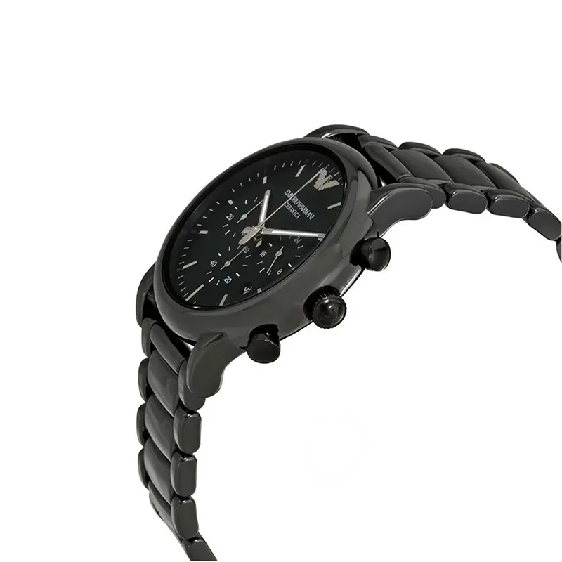 Emporio Armani Luigi Chronograph Black Dial Men's Watch | AR1507